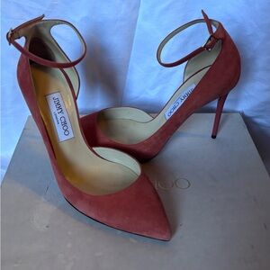 Jimmy Choo Lucy Coral D’Orsay Pump